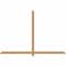 Ekena Millwork Eugene Smooth Timber Gable Bracket, Western Red Cedar, 96"W x 64"H x 1 1/2"D x 3 1/2"F, 16/12 Pitch GBW096X64X0204EUG00SWR - alternate 1